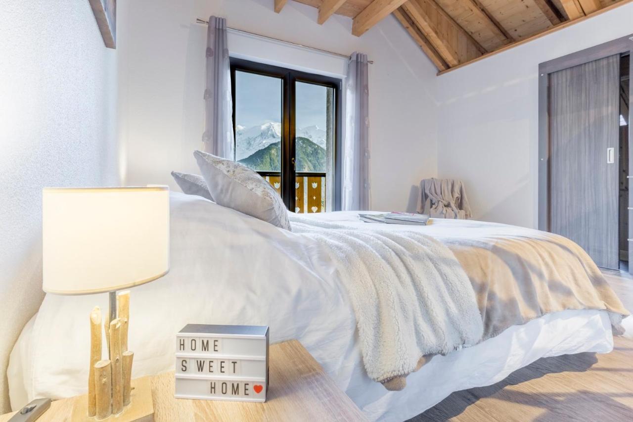 Les Edelweiss Mont-Blanc - Gite Classe 3 Etoiles Passy  Exteriör bild